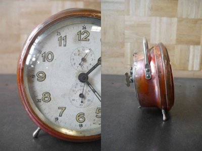 画像2: アンティーク　カッパー製 置き時計