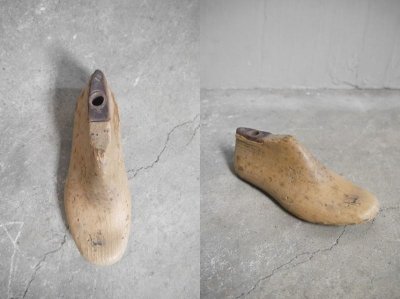 画像1: アンティーク　キッズ靴木型　A