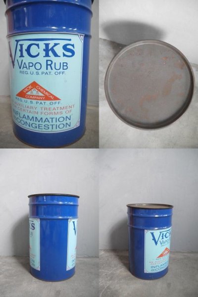 画像2: アンティーク VICK CHEMICAL COMPANY　メタル缶