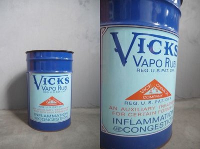 画像1: アンティーク VICK CHEMICAL COMPANY　メタル缶