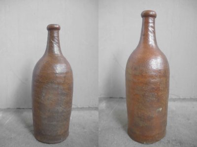 画像1: アンティーク　陶器　瓶　A