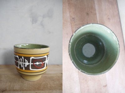 画像1: アンティーク　陶器カップ