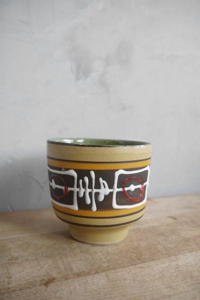 画像1: アンティーク　陶器カップ (1)