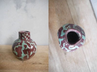 画像1: アンティーク　陶器　壺