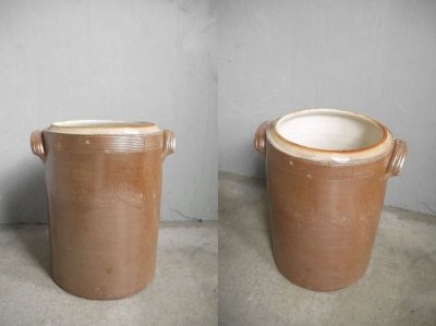 画像1: アンティーク　フランス　陶器鍋