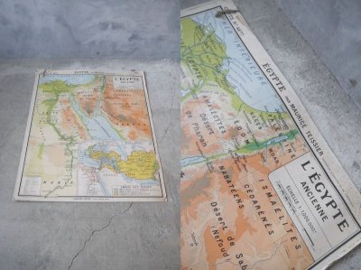 画像3: アンティーク　フランス製　EGYPTE & PALESTINE　MAP　B