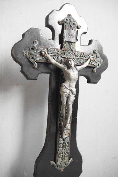 画像2: アンティーク　キリスト　十字架　オブジェ