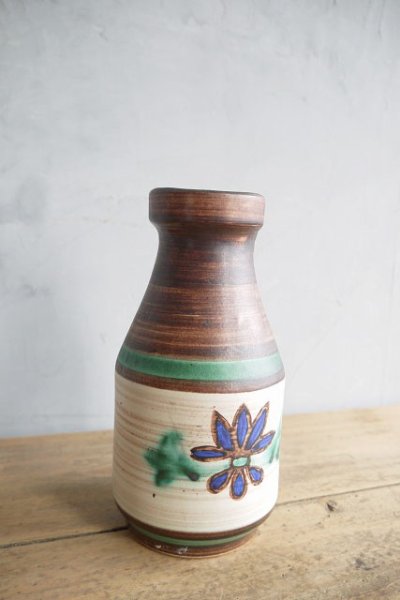 画像1: アンティーク　陶器製　フラワーポット (1)