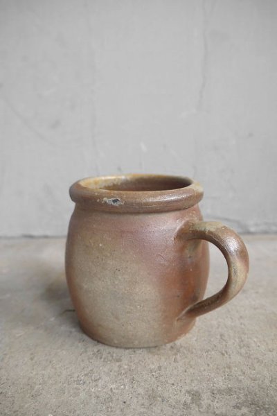 画像1: アンティーク　陶器製　コップ (1)