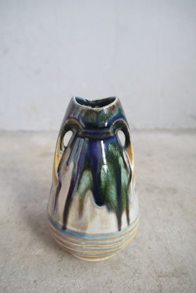 画像1: アンティーク　陶器製　壺 