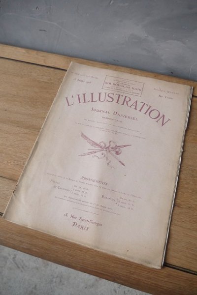 画像1: アンティーク L`ILLUSTRATION 1916　D (1)