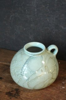 陶器製壺 アンティーク調 壺/アンティーク/ディスプレイ/ポット/ペイント/陶器/空間装飾