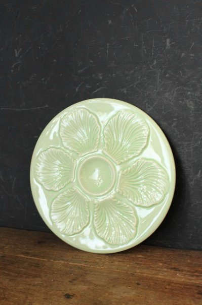 画像1: アンティーク　Oyster Plate　C (1)