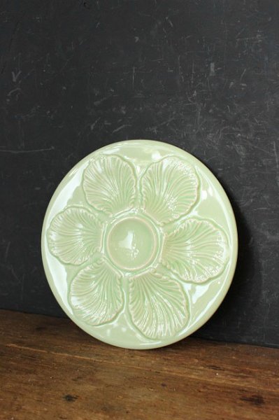 画像1: アンティーク　Oyster Plate　B (1)