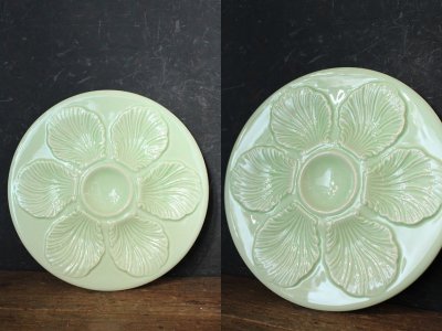 画像1: アンティーク　Oyster Plate　D