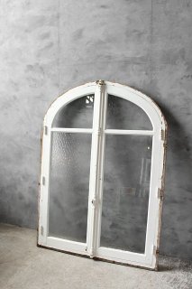 アンティーク ガラス窓枠 2枚セット - FRANCEANTIQUE_STAGE