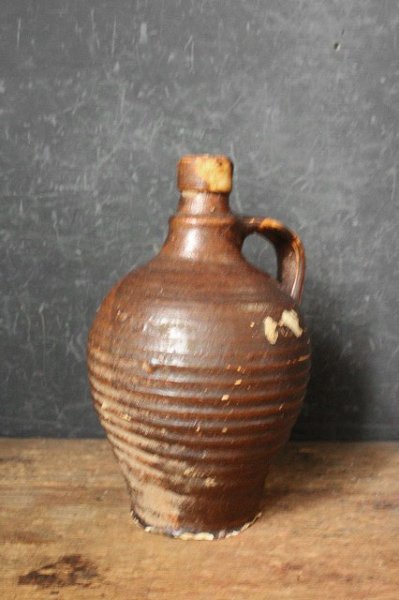 画像1: アンティーク　陶器　壺 (1)
