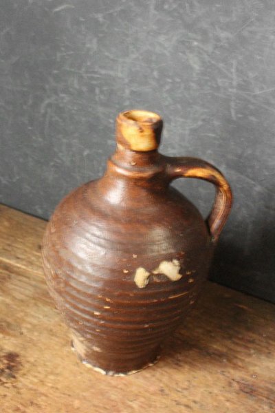 画像1: アンティーク　陶器　壺