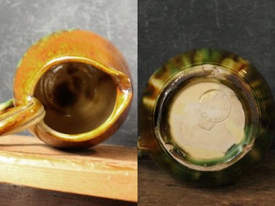 画像3: アンティーク　Vallauris　陶器壺　