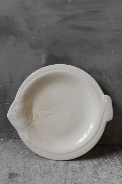 画像1: アンティーク　LONGWY fishPlate　C (1)