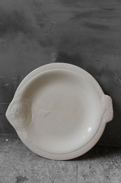 画像1: アンティーク　LONGWY fishPlate　D (1)