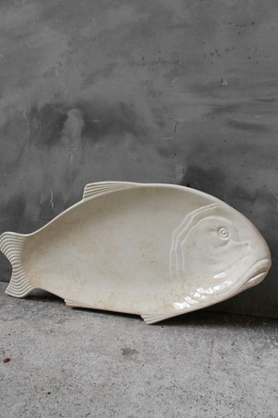 画像1: アンティーク　LONGWY fishPlate　A (1)