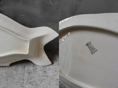 画像3: アンティーク　LONGWY fishPlate　A