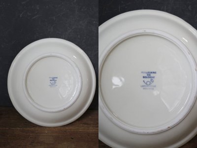 画像3: アンティーク　PORCELAINS DE SOLOGNE LARCHIVE　 Plate　E
