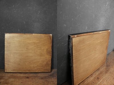 画像3: アンティーク ブラックフレーム ウォール ミラー B