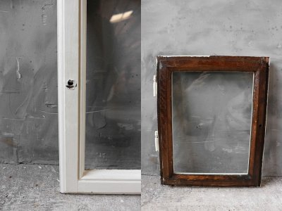 画像2: アンティーク ガラス窓枠 E
