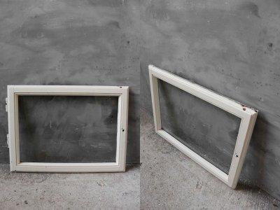 画像1: アンティーク ガラス窓枠 C