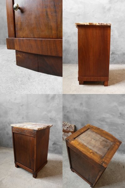 画像3: アンティーク 大理石天板 サイドテーブル