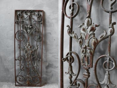 画像1: アンティーク メタルデコレーション B