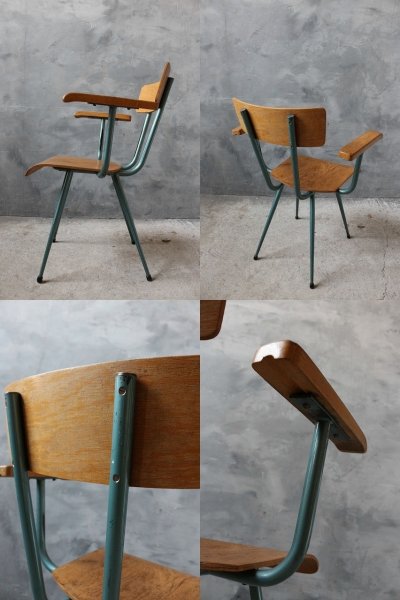 画像2: アンティーク スクールチェア B