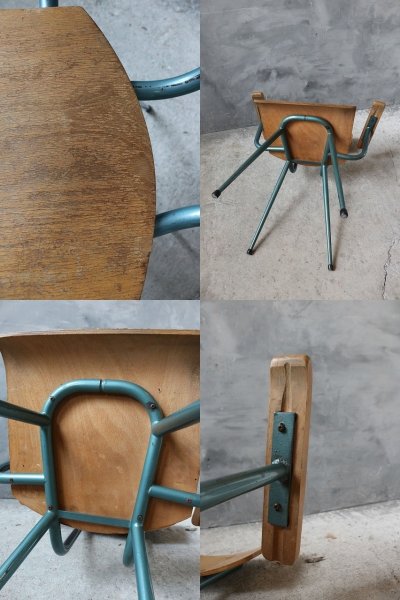 画像3: アンティーク スクールチェア B