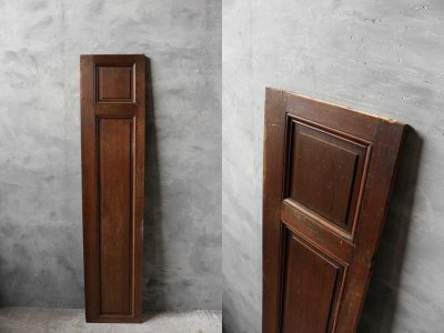 画像1: アンティーク ウッド パネル C